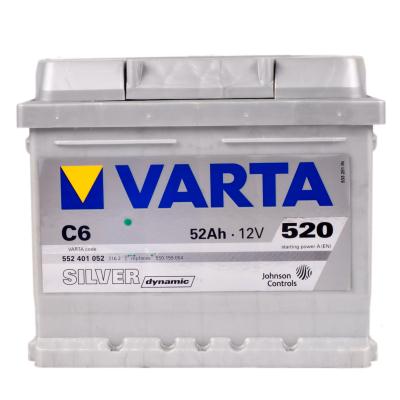 Купить VARTA 552401052 Аккумуляторная Батарея Silver Dynamic 19.5/17.9 Евро 52ah 520a 207/175/175 Varta